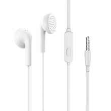 Заредете изображение във визуализатора на галерията – Borofone Earphones BM40 Sage with microphone white
