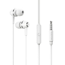 Заредете изображение във визуализатора на галерията – Borofone Earphones BM36 Acura with microphone white
