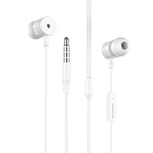 Заредете изображение във визуализатора на галерията – Borofone Earphones BM31 Mysterious with microphone white
