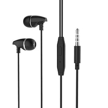Заредете изображение във визуализатора на галерията – Borofone Earphones BM25 Sound Edge with microphone black
