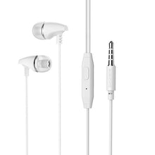 Заредете изображение във визуализатора на галерията – Borofone Earphones BM25 Sound Edge with microphone white
