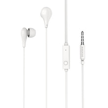Заредете изображение във визуализатора на галерията – Borofone Earphones BM24 Milo with microphone white

