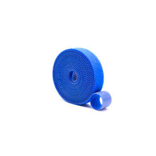 Заредете изображение във визуализатора на галерията – Cables organizer velcro roll 1 metre blue
