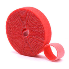 Заредете изображение във визуализатора на галерията – Cables organizer velcro roll 5 metres red
