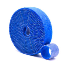 Заредете изображение във визуализатора на галерията – Cables organizer velcro roll 5 metres blue
