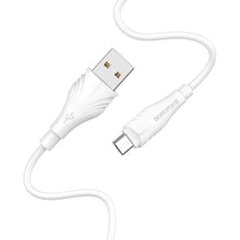 Заредете изображение във визуализатора на галерията – Borofone Cable BX18 Optimal - USB na Micro USB - 2 metres white
