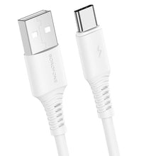 Заредете изображение във визуализатора на галерията – Borofone Cable BX47 Coolway - USB to Type C - 3A 1 metre white
