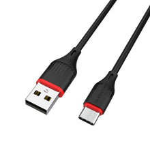 Заредете изображение във визуализатора на галерията – Borofone Cable BX17 Enjoy - USB to Type C - 3A 1 metre black

