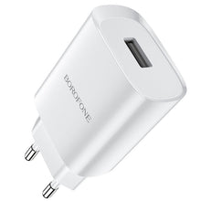 Заредете изображение във визуализатора на галерията – Borofone Wall charger BN1 Innovative - USB - 2,1A white
