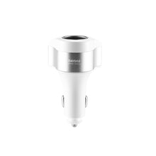 Заредете изображение във визуализатора на галерията – REMAX Car Charger RCC-218 Journey Series - 2xUSB + cigarette lighter socket - 24W 4,8A White
