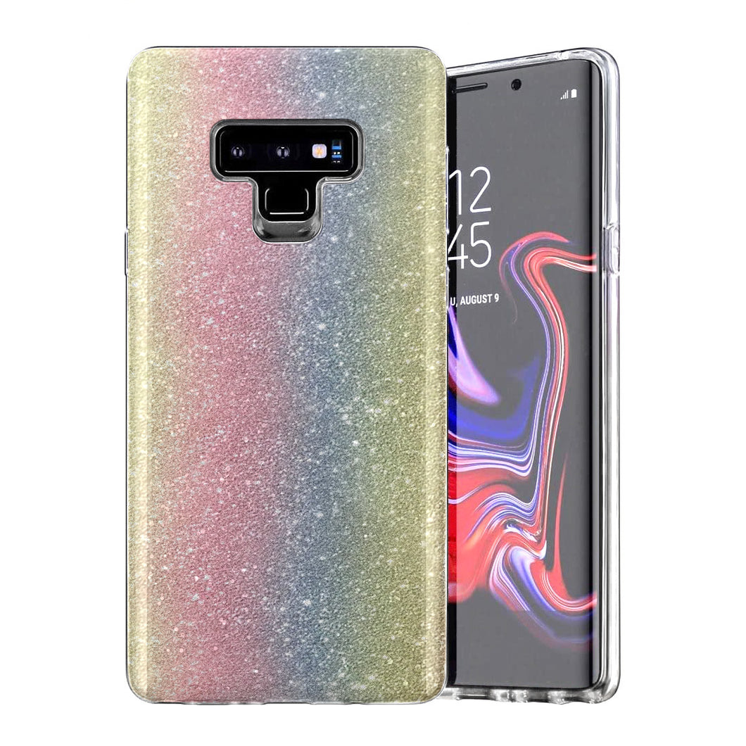 Back Case BLING for SAMSUNG GALAXY A6 PLUS 2018 Rainbow
