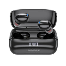 Заредете изображение във визуализатора на галерията – Borofone TWS Bluetooth Earphones BE55 Perfect Black
