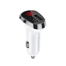 Заредете изображение във визуализатора на галерията – Borofone Car charger BZ15 Auspicious - 2xUSB - 2,4A white
