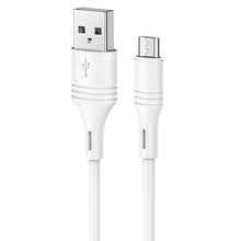 Заредете изображение във визуализатора на галерията – Borofone Cable BX43 CoolJoy - USB to Micro USB - 2,4A 1 metre white
