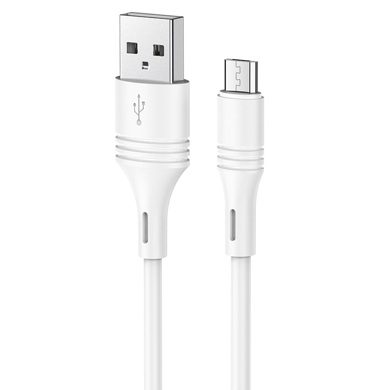 Borofone Cable BX43 CoolJoy - USB to Micro USB - 2,4A 1 metre white