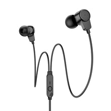 Заредете изображение във визуализатора на галерията – Borofone Earphones BM64 Goalant with microphone black
