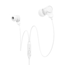 Заредете изображение във визуализатора на галерията – Borofone Earphones BM64 Goalant with microphone white
