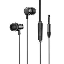Заредете изображение във визуализатора на галерията – Borofone Earphones BM62 Prosperity with microphone black
