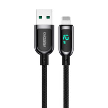 Заредете изображение във визуализатора на галерията – KAKU Cable KSC-599 Kuxian - USB to Lightning - 1,2 metres black
