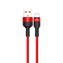 Заредете изображение във визуализатора на галерията – KAKU Cable KSC-431 Daoge - USB to Lightning - 3,2A 1,2 metres red
