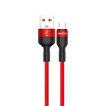 Заредете изображение във визуализатора на галерията – KAKU Cable KSC-431 Daoge - USB to Micro USB - 3,2A 1,2 metres red
