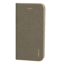 Заредете изображение във визуализатора на галерията – Vennus Book Case with frame for Samsung Galaxy S22 Ultra grey
