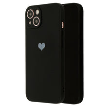 Заредете изображение във визуализатора на галерията – Vennus Silicone Heart Case for Iphone 11 Pro Max design 1 black
