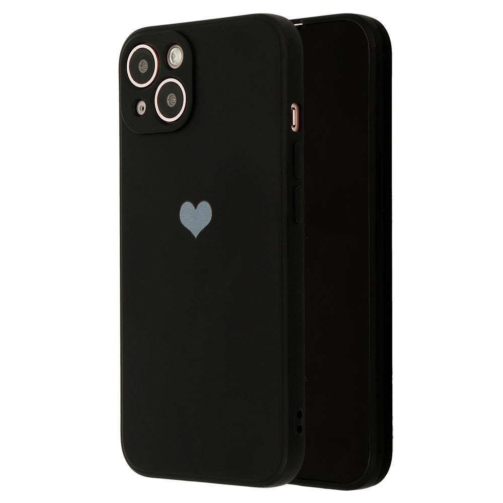 Vennus Silicone Heart Case for Iphone 13 Pro design 1 black