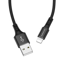 Заредете изображение във визуализатора на галерията – Borofone Cable BX20 Enjoy - USB to Lightning - 2A 1 metre black
