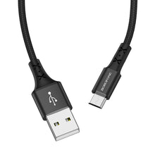 Заредете изображение във визуализатора на галерията – Borofone Cable BX20 Enjoy - USB to Micro USB - 2A 1 metre black
