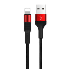 Заредете изображение във визуализатора на галерията – Borofone Cable BX21 Outstanding - USB to Lightning - 2,4A 1 metre red
