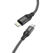 Заредете изображение във визуализатора на галерията – Borofone Cable BX56 Delightful - Type C to Lightning - PD 20W 1 metre black
