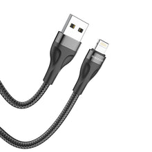Заредете изображение във визуализатора на галерията – Borofone Cable BX61 Source - USB to Lightning - 2,4A 1 metre black
