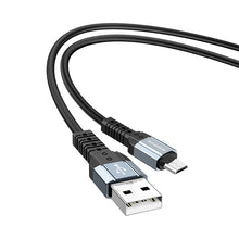 Заредете изображение във визуализатора на галерията – Borofone Cable BX64 Special Silicone - USB to Micro USB - 3A 1 metre black
