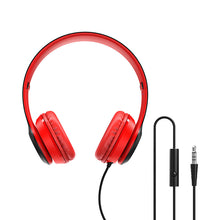 Заредете изображение във визуализатора на галерията – Borofone Headphones BO5 Star with microphone red
