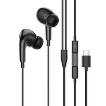 Заредете изображение във визуализатора на галерията – Borofone Earphones BM30 Pro Original Series with Type C plug black

