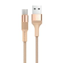 Заредете изображение във визуализатора на галерията – Borofone Cable BX21 Outstanding - USB to Micro USB - 2,4A 1 metre gold
