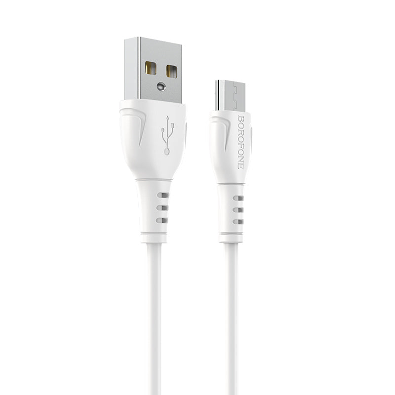 Borofone Cable BX51 Triumph - USB to Micro USB - 2,4A 1 metre white