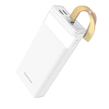 Заредете изображение във визуализатора на галерията – Borofone Power Bank 20000mAh BJ18 Coolmy - 2xUSB - white
