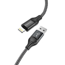 Заредете изображение във визуализатора на галерията – Borofone Cable BX56 Delightful - USB to Lightning - 2,4A 1 metre black
