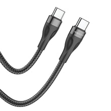 Заредете изображение във визуализатора на галерията – Borofone Cable BX61 Source - Type C to Type C - 60W 3A 1 metre black
