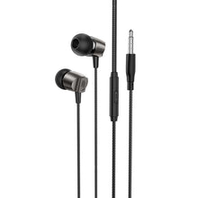 Заредете изображение във визуализатора на галерията – Borofone Earphones BM66 New Sound with microphone grey
