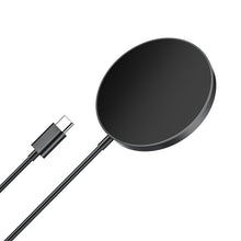 Заредете изображение във визуализатора на галерията – Borofone Wireless induction charger BQ11 Flash magnetic 15W black
