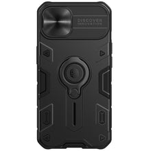 Заредете изображение във визуализатора на галерията – Nillkin CamShield Armor TPU+PC for Iphone 13 black
