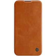 Заредете изображение във визуализатора на галерията – Nillkin Qin Pro for Iphone 13 Pro brown
