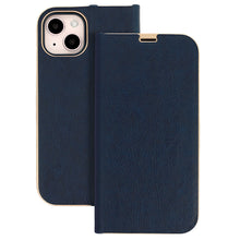 Заредете изображение във визуализатора на галерията – Book Case with frame for Iphone 13 Pro Max navy

