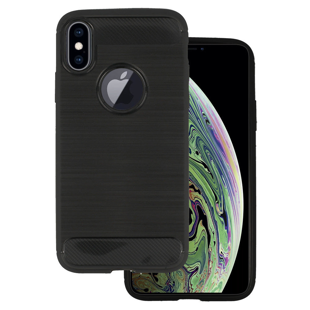 Back Case CARBON for IPHONE X/XS Black