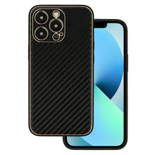 Заредете изображение във визуализатора на галерията – TEL PROTECT Leather Carbon Case for Xiaomi Redmi Note 10 5G Black
