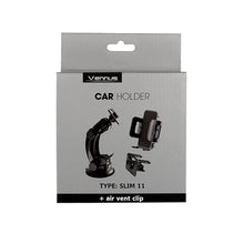 Заредете изображение във визуализатора на галерията – Car Holder VENNUS - SLIM 11CM /air vent and windshield mount/
