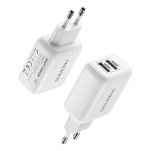 Заредете изображение във визуализатора на галерията – Wall charger Dux Ducis C10 - 2xUSB - 12W 2,4A white
